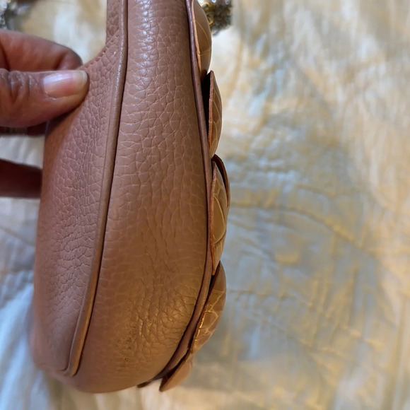 Rare Brighton Rosalie pink Leather Shoulder Handbag Vintage - Picture 4 of 13